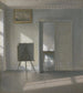 Interno con cavalletto: Bredgade 25 - Vilhelm Hammershøi — vista dell’opera