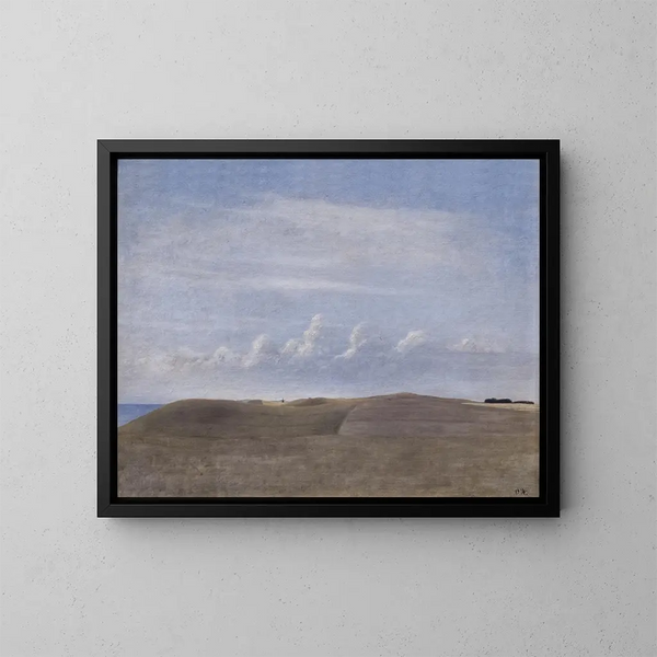 Paesaggio - Vilhelm Hammershøi — quadro incorniciato alla parete