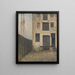 L'antico magazzino di Christianshavn - Vilhelm Hammershøi — quadro incorniciato alla parete