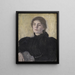 Thora Bendix née Anne Victoria Sundberg - Vilhelm Hammershøi — quadro incorniciato alla parete