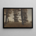 Tronchi d'alberi Arresdal vicino a Frederiksværk, Nord di Zelanda - Vilhelm Hammershøi — quadro incorniciato alla parete