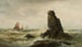Paesaggio marino con vele - Vilhelm Melbye — vista dell’opera