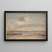 Un porto di barche a Humlebæk, Zelanda - Vilhelm Petersen — quadro incorniciato alla parete