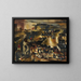 Inondazione - Vilmos Aba-Novák — quadro incorniciato alla parete