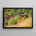 Nelle colline di Buda - Vilmos Aba-Novák — quadro incorniciato alla parete