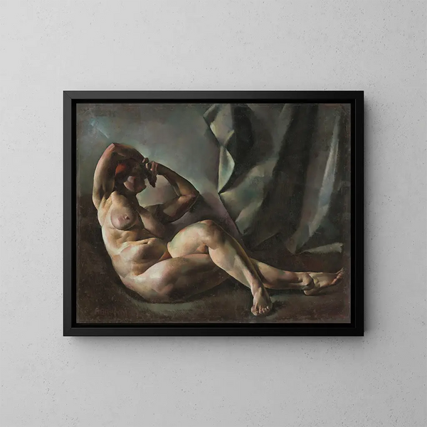 Atto della giornata - Vilmos Aba-Novák — quadro incorniciato alla parete