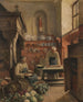 Due monaci nella cucina del monastero - Vincent Stoltenberg Lerche — vista dell’opera
