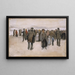 Spiaggia a Scheveningen - Vincent van Gogh — quadro incorniciato alla parete