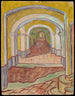 Corridoio dell'ospedale psichiatrico - Vincent van Gogh — vista dell’opera