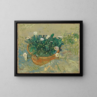 Margherite ad Arles - Vincent van Gogh — quadro incorniciato alla parete