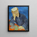 Dr. Paul Gachet - Vincent van Gogh — quadro incorniciato alla parete