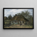 Ferme a Nuenen - Vincent van Gogh — quadro incorniciato alla parete