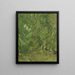 Giardino delle farfalle - Vincent van Gogh — quadro incorniciato alla parete