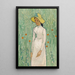 Jeune fille en blanc - Vincent van Gogh — quadro incorniciato alla parete