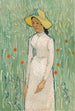 Jeune fille en blanc - Vincent van Gogh — vista dell’opera