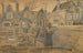 Case viste dalla finestra posteriore della casa della madre di Sien - Vincent van Gogh — vista dell’opera