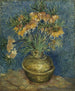 Fritillaires impériales in un vaso di rame - Vincent van Gogh — vista dell’opera
