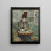 Al caffè Agostina Segatori nel Le tambourin - Vincent van Gogh — quadro incorniciato alla parete