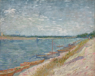 I canotti ormeggiati - Vincent van Gogh — vista dell’opera