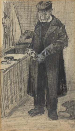 Vincent van Gogh - Man Polishing A Boot.webp