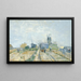 Mulini e giardini orto a Montmartre - Vincent van Gogh — quadro incorniciato alla parete