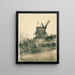 Moulin de la Galette - Vincent van Gogh — quadro incorniciato alla parete