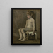 Fille nue assise - Vincent van Gogh — quadro incorniciato alla parete