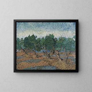 Uliveto a Saint-Rémy - Vincent van Gogh — quadro incorniciato alla parete