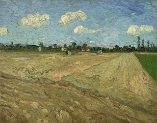 Champs labourés - Vincent van Gogh — vista dell’opera