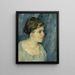 Ritratto di una prostituta - Vincent van Gogh — quadro incorniciato alla parete