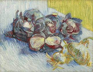 Cavoli rossi e cipolle - Vincent van Gogh — vista dell’opera
