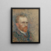 Autoritratto (Conflit de cas) - Vincent van Gogh — quadro incorniciato alla parete