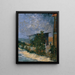 Rifugio a Montmartre - Vincent van Gogh — quadro incorniciato alla parete