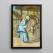 Le Tondeur de moutons - Vincent van Gogh — quadro incorniciato alla parete