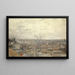 Vista di Montmartre - Vincent van Gogh — quadro incorniciato alla parete