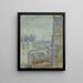 Vista dall'appartamento Theos - Vincent van Gogh — quadro incorniciato alla parete