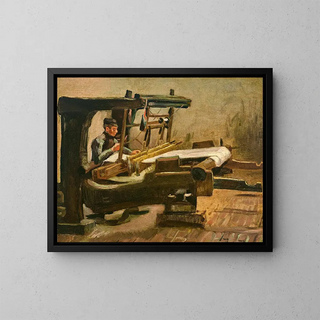 Vincent van Gogh - Wever naar rechts gekeerd Weaver Facing Right.webp