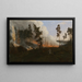Fuoco della foresta - Vincentas Dmachauskas — quadro incorniciato alla parete
