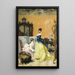 La Robe jaune - Vincenzo Capobianchi — quadro incorniciato alla parete
