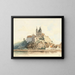 Abbazia di Melk sul Danubio - Vincenz Hawlicek — quadro incorniciato alla parete