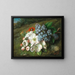Fiori di melo con lillà e adone estivo - Vincenz Loos — quadro incorniciato alla parete