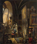 Raphaël e la sua musa nell'atelier - Vincenzo Abbati — vista dell’opera