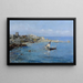 Village sur la mer - Vincenzo Loria — quadro incorniciato alla parete