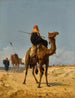 Bédouins nel deserto - Vincenzo Marinelli — vista dell’opera