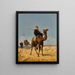 Bédouins nel deserto - Vincenzo Marinelli — quadro incorniciato alla parete
