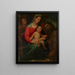 La Vierge à l'Enfant avec l'enfant saint Jean-Baptiste et saint François - Vincenzo Rustici — quadro incorniciato alla parete