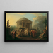 Il sacrificio di Ifigenia - Vinzenz Fischer — quadro incorniciato alla parete
