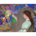 Riproduzione del dipinto Violette Heymann - Odilon Redon