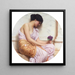 Violettes Douces - John William Godward — quadro incorniciato alla parete
