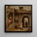 Violoniste di strada - Henryk Pillati — quadro incorniciato alla parete